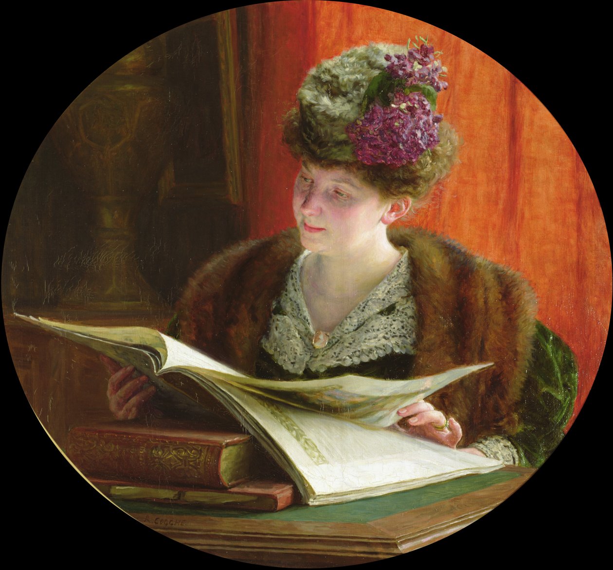 Zoe Malard夫人（b.1884）1907年 作者 雷米·科格（Remy Cogghe）