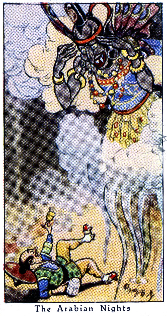 阿拉丁和精灵，1936年 作者 雷内·布尔