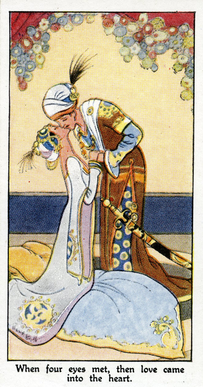 “当四只眼睛相遇时，爱就进入了心灵”，1931年（另见498203） 作者 雷内·布尔