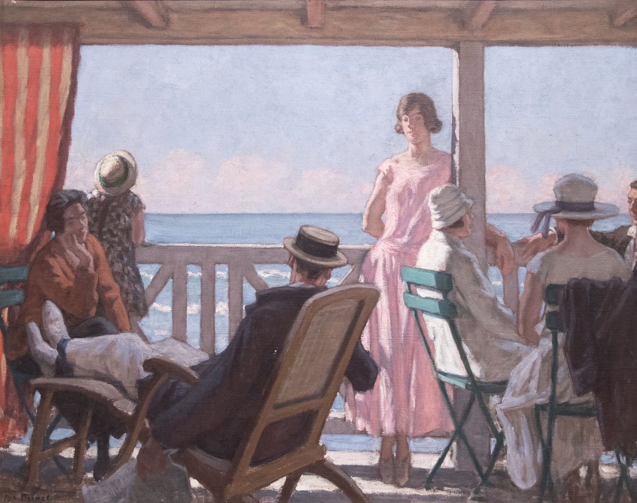 英吉利海峡上，约1924年。 作者 雷内·弗朗索瓦·泽维尔·普里内