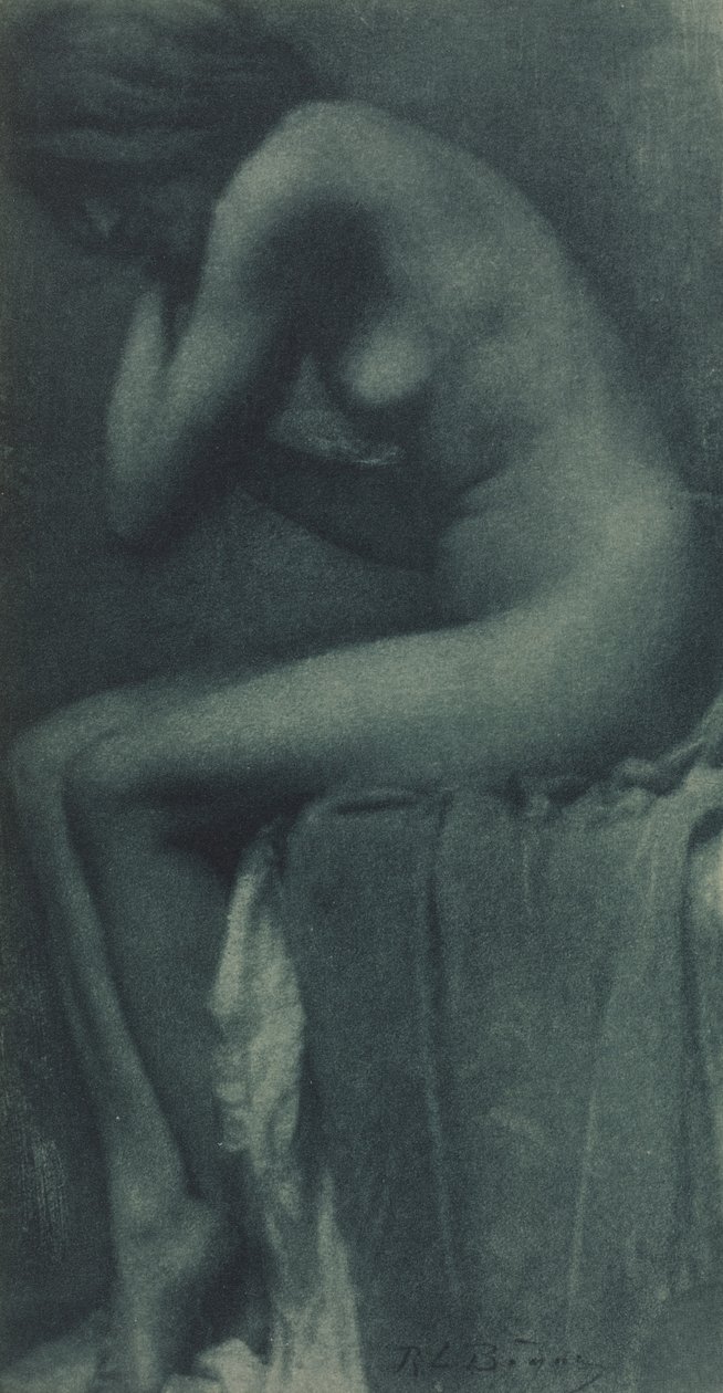 摄影作品：研究[裸体]，1906年。 作者 勒内·勒贝格