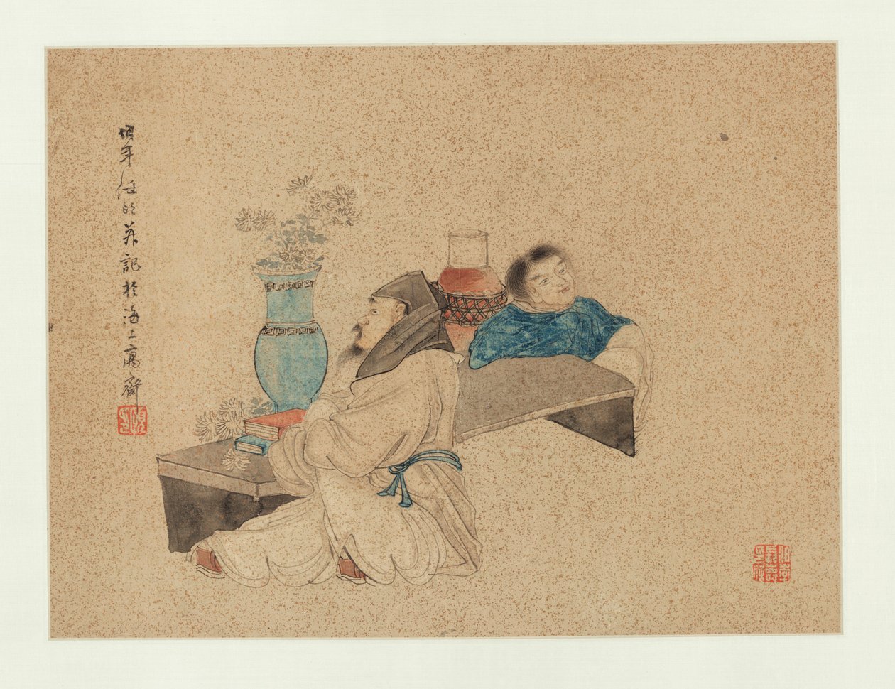 一位学者和他的随从 作者 任义