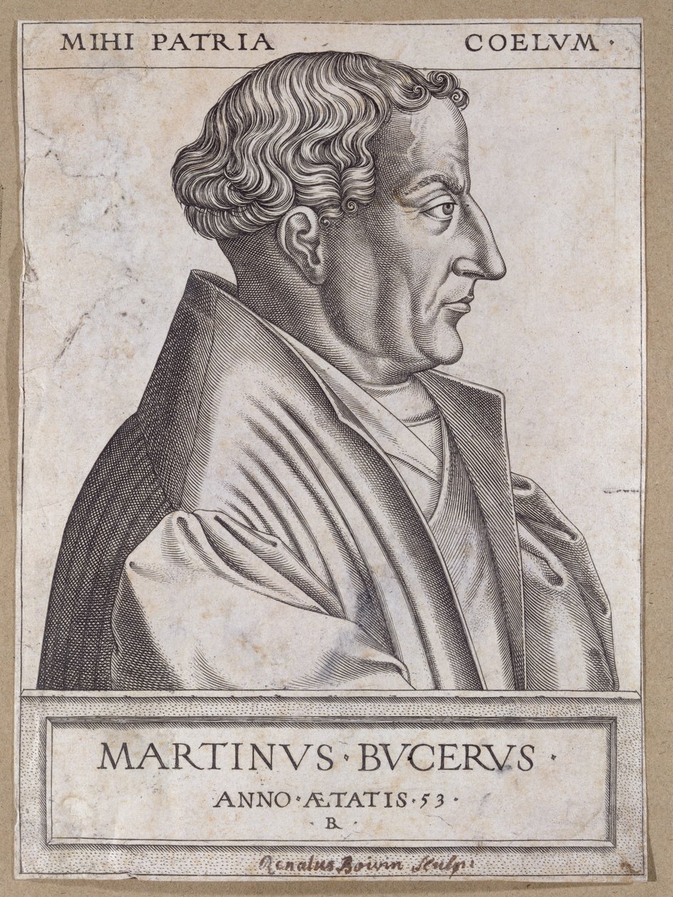 Martin Bucer（1491-1551），53岁 作者 雷内·博伊文（Rene Boyvin）