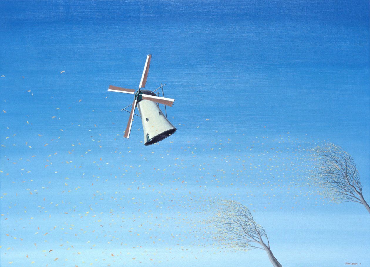 荷兰的秋天》，2001 年，布面油画 作者 勒内·博安
