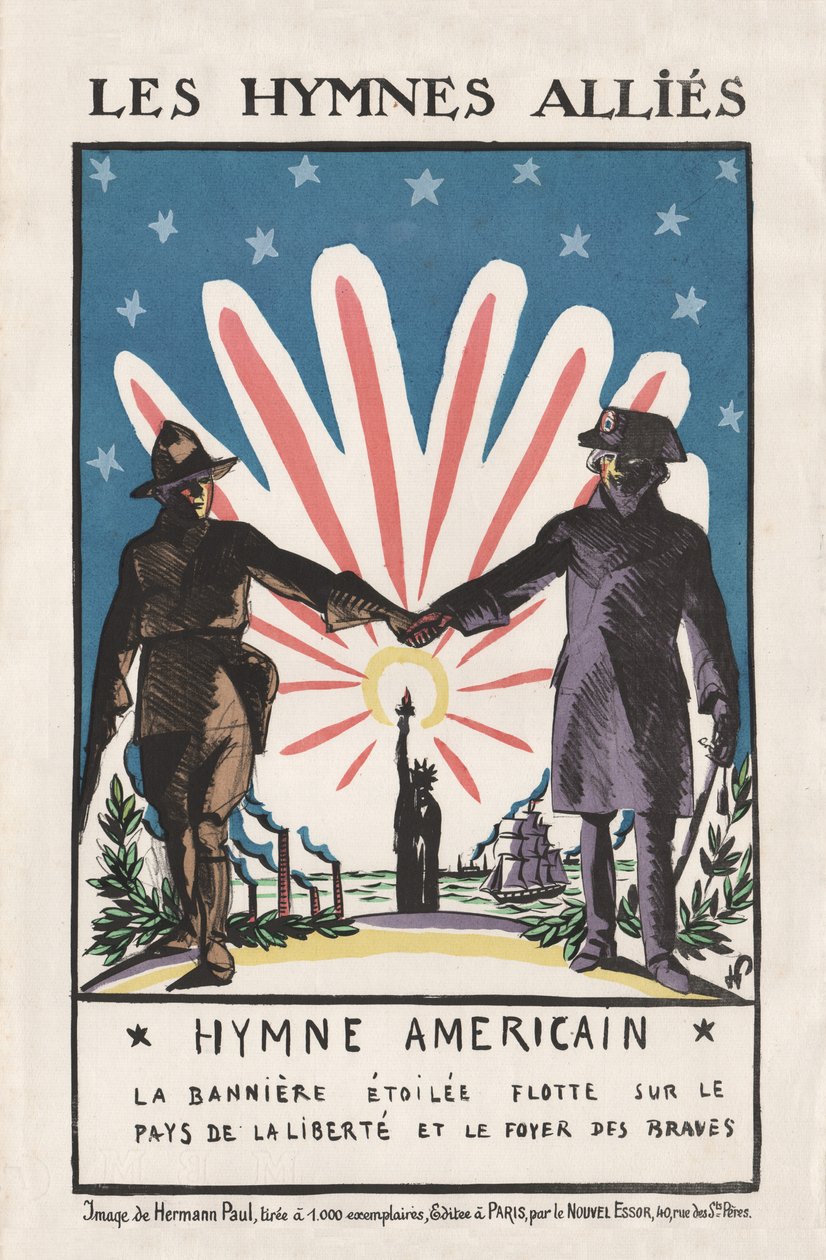 盟军赞美诗，1917年 作者 雷内·乔治·赫尔曼·保罗