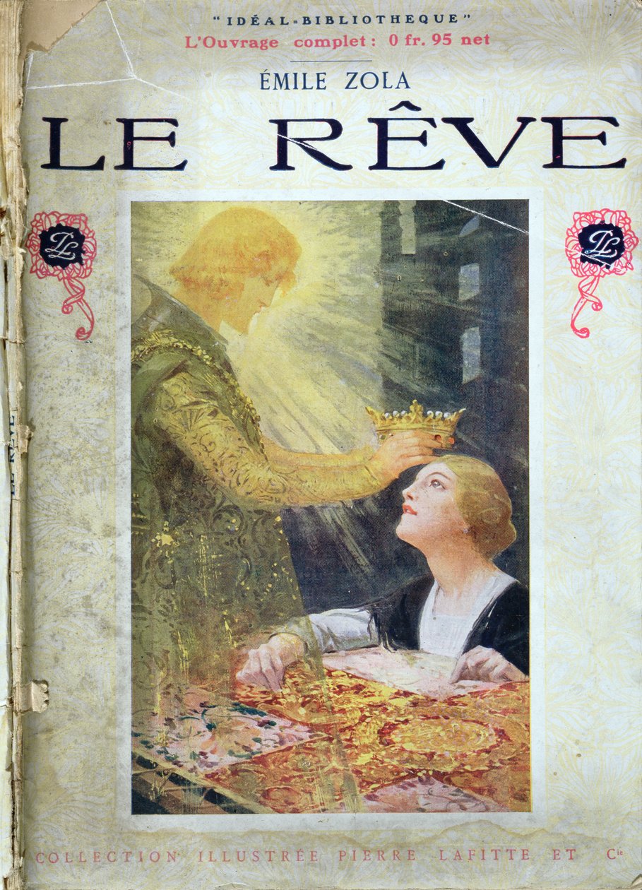 Emile Zola（1840-1902）1910年“Le Reve”的封面 作者 雷内·勒隆