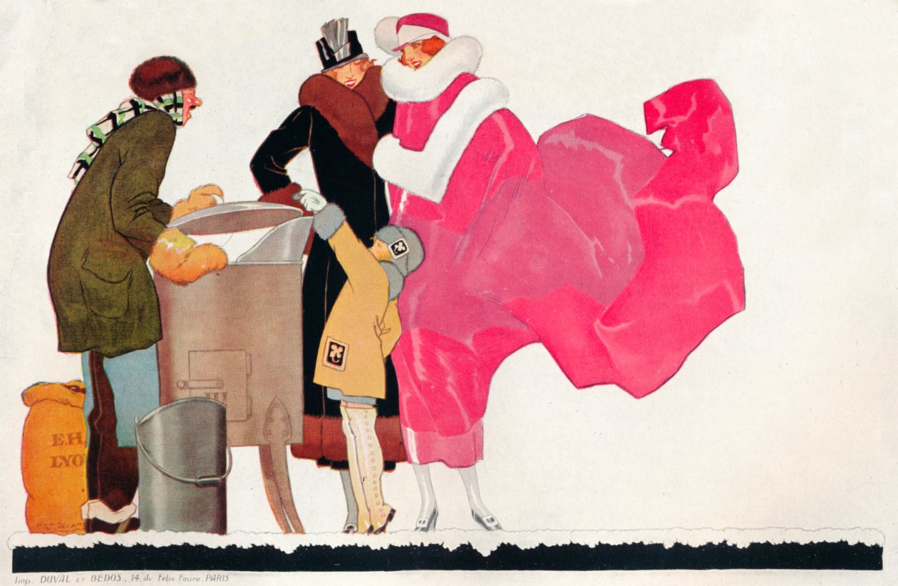 海报设计Au Bon Marche，c1923 作者 雷内·文森特