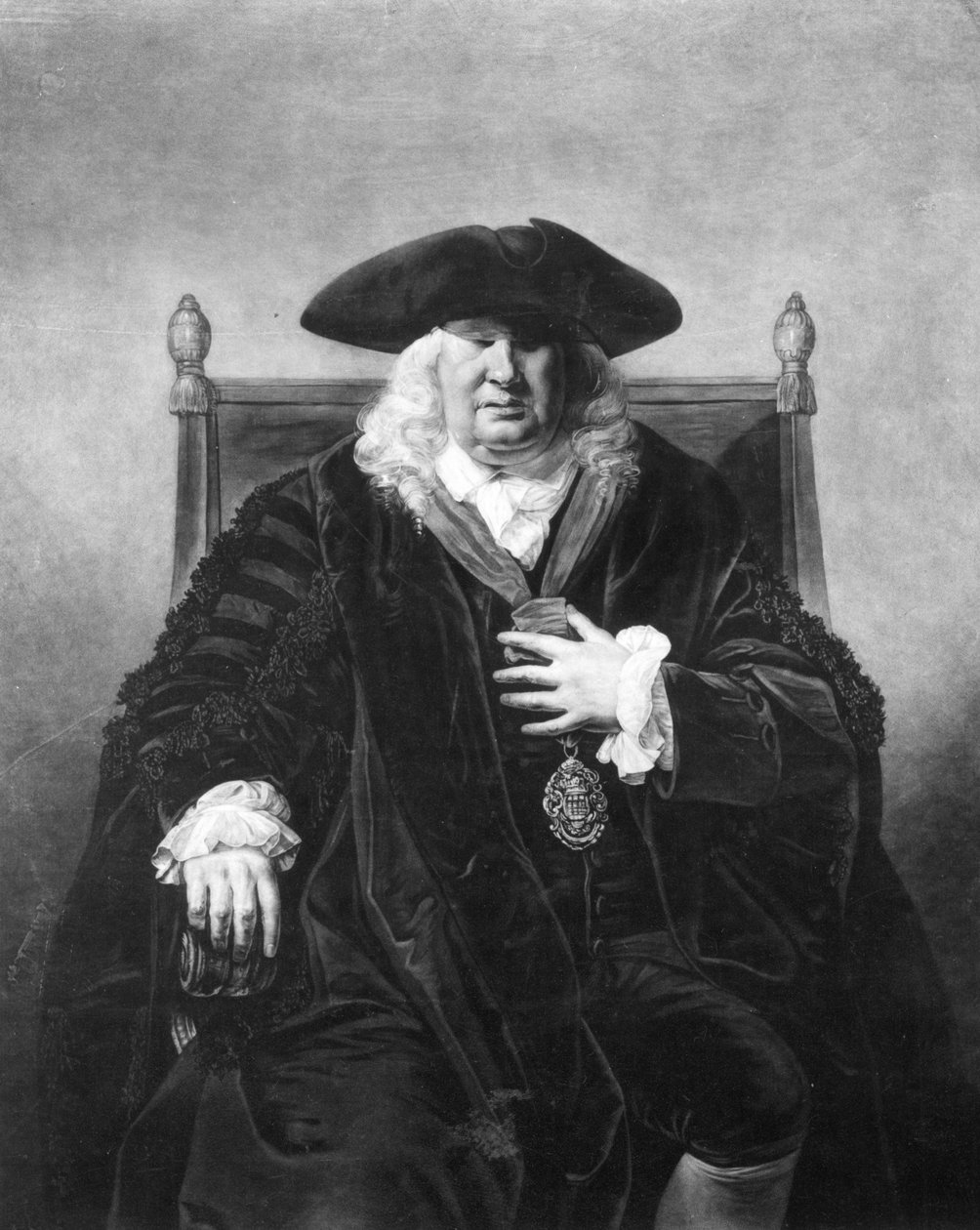 约翰菲尔丁爵士，1778年由威廉迪金森镌刻（mezzotint） 作者 马修·威廉·彼得斯牧师