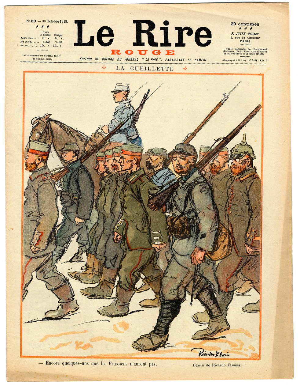 Cover of “” The Red Laughter””, Satirical in Colors 作者 里卡多·弗洛雷斯（Ricardo Flores）