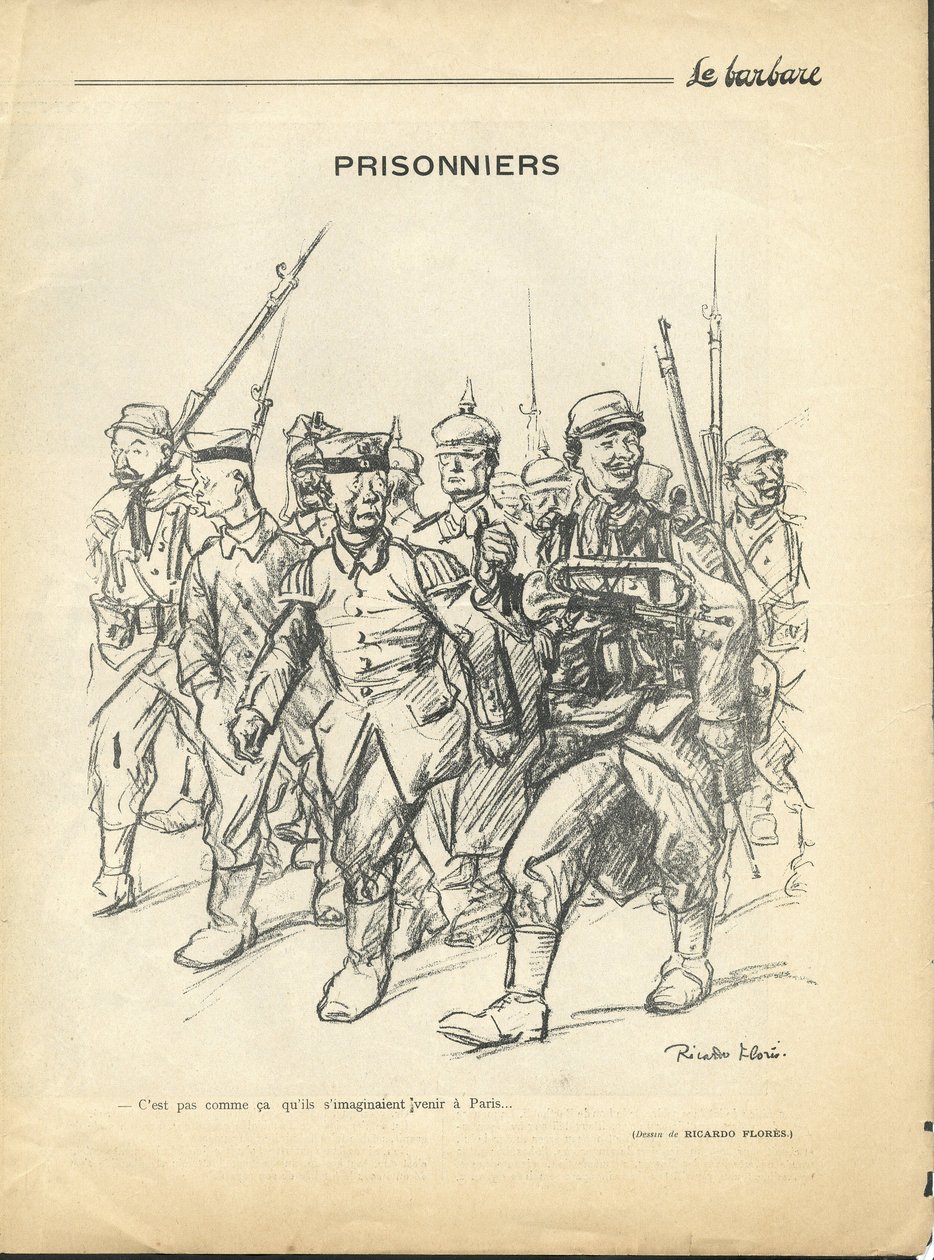 Illustration by Ricardo Flores (1878-1918) in The Barbarian, No. 4 作者 里卡多·弗洛雷斯（Ricardo Flores）
