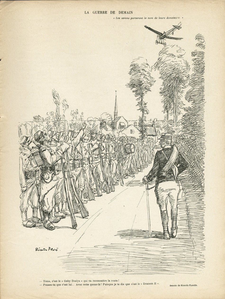 Illustration of Ricardo Flores (1878-1918) in Le Lire 作者 里卡多·弗洛雷斯（Ricardo Flores）