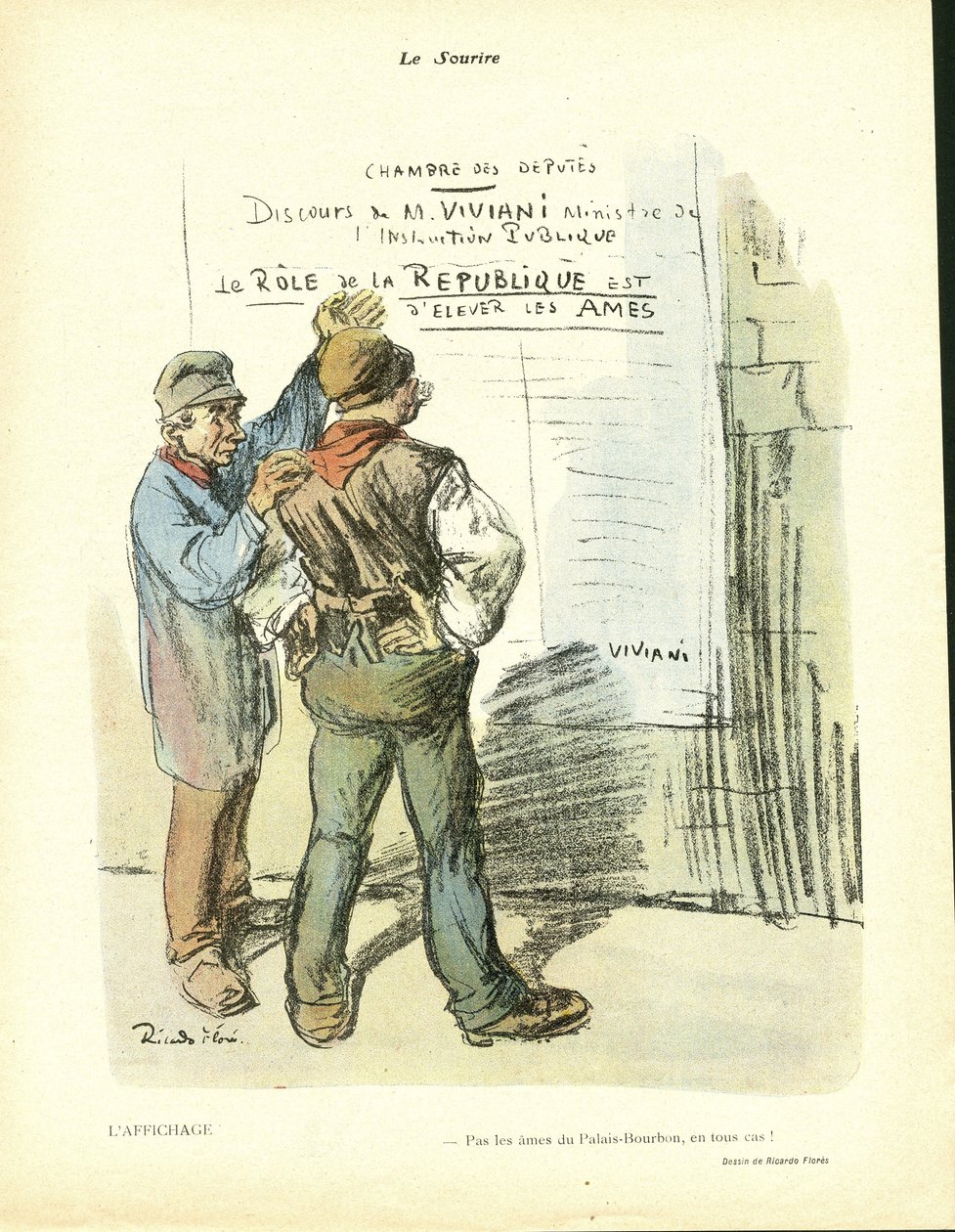 Illustration of Ricardo Flores (1878-1918) in Le Smile, no 20 作者 里卡多·弗洛雷斯（Ricardo Flores）