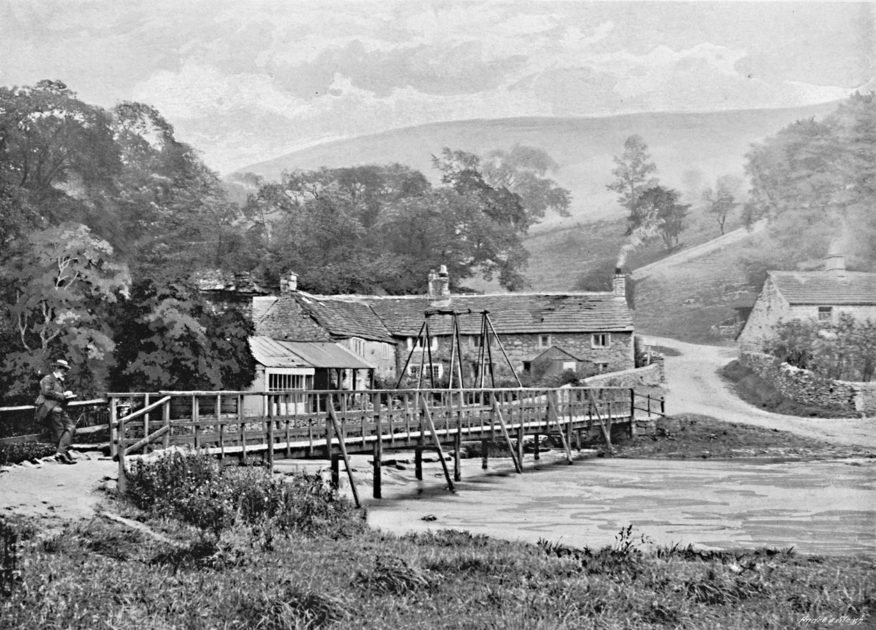 蒙·戴尔（Monsal Dale），c1894 作者 理查·基恩（Ricar Keene）
