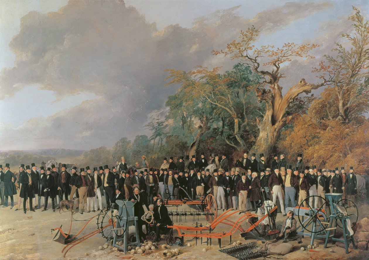 布里斯托尔英国皇家农业协会会议，机械与农民详情，1842年 作者 理查德·安斯德尔