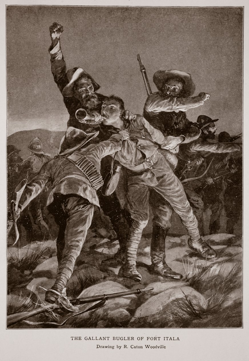 堡垒Itala的Gallant Bugler 作者 理查德·卡顿·伍德维尔初级