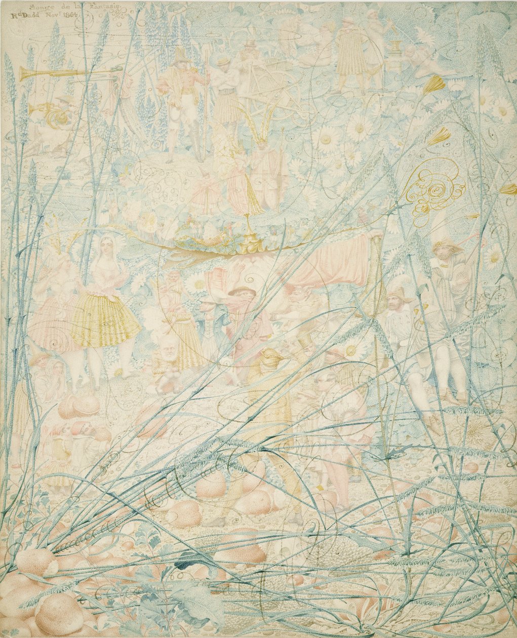 No.3713&39;Songe de la Fantasie&39;，1864年（wc和墨卡） 作者 理查德·达德