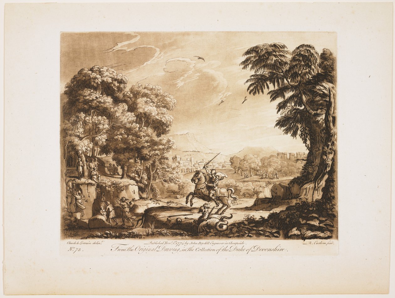 板号73从真理，1774的书 作者 理查德·厄洛姆（Richard Earlom）