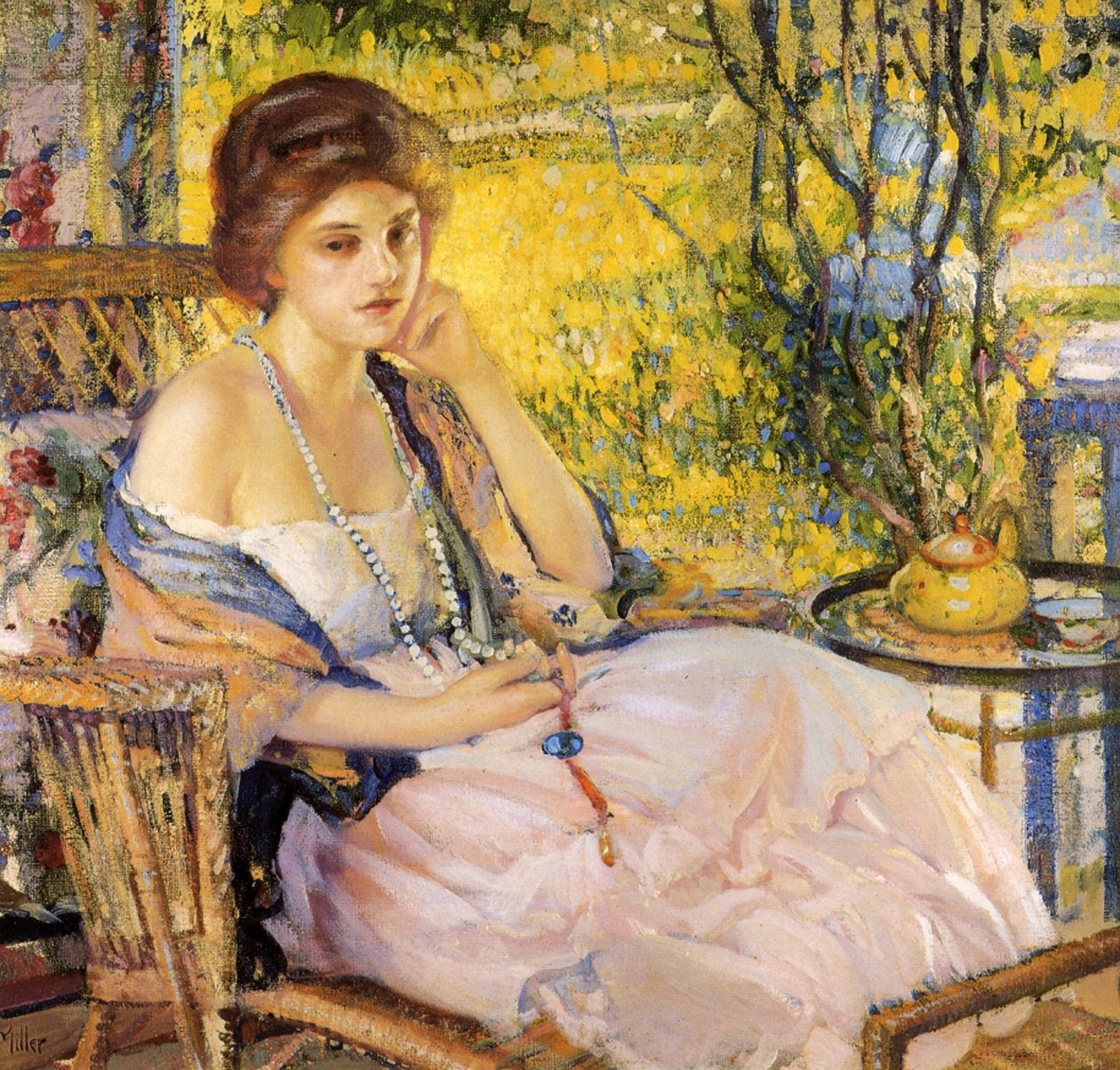 Reverie，c.1916-17 作者 理查德·爱德华·米勒