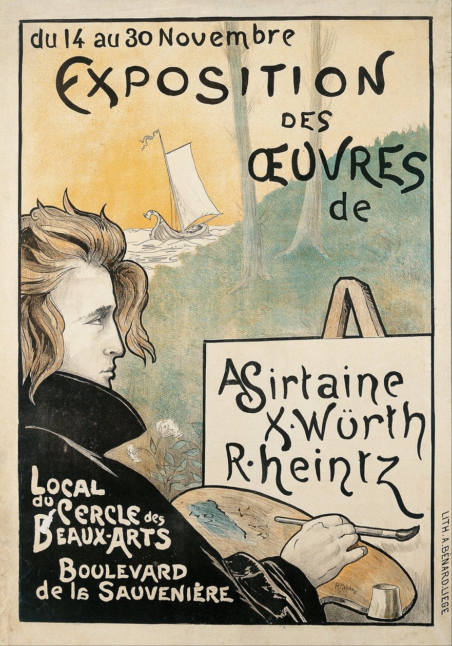 A. Sirtaine，X.Würth，R。Heintz的作品展 作者 理查德·海因茨