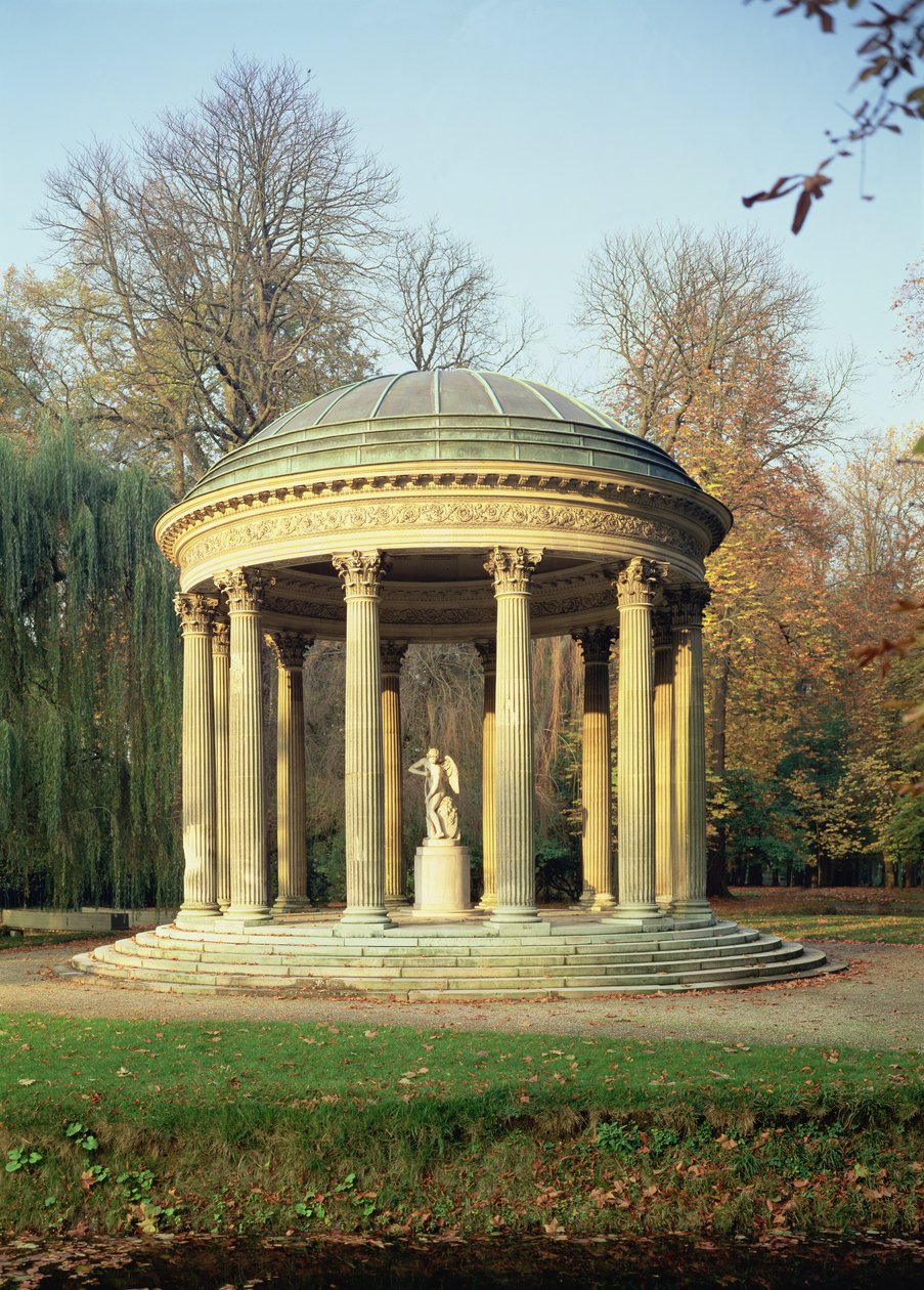 1777年至1778年在Parc du Petit Trianon的爱神庙 作者 理查德·米克