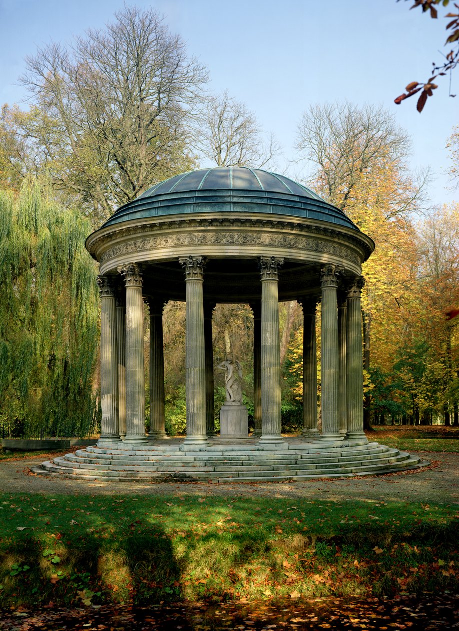 1777年至1778年在Parc du Petit Trianon的爱神庙 作者 理查德·米克