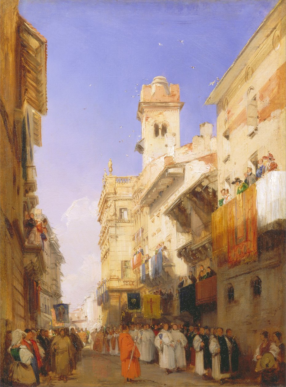 Corso SantAnastasia，维罗纳 作者 理查德·帕克斯·博宁顿