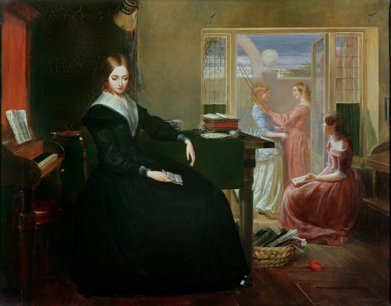 The Governess，1844 作者 理查德·雷德格雷夫