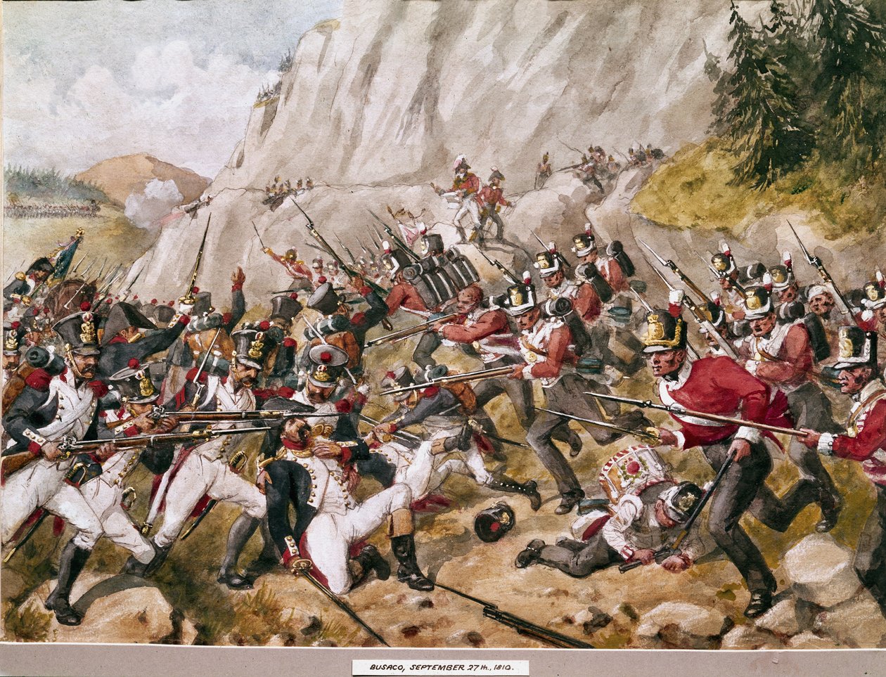 Busaco，1810年9月27日，c.1900 作者 理查德·辛金