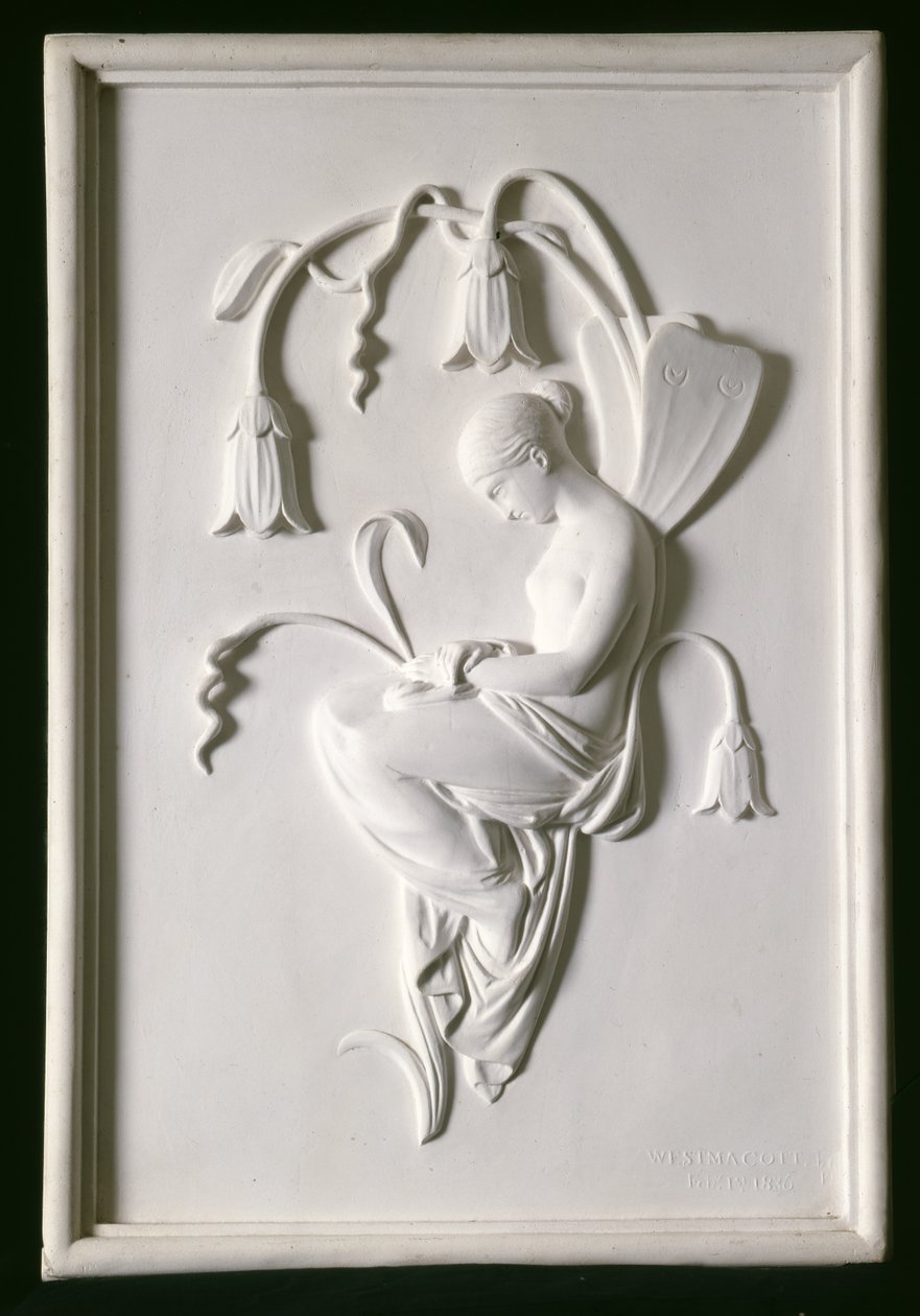 蓝铃花，一只Sylph，1836年（膏药） 作者 理查德·韦斯特马科特