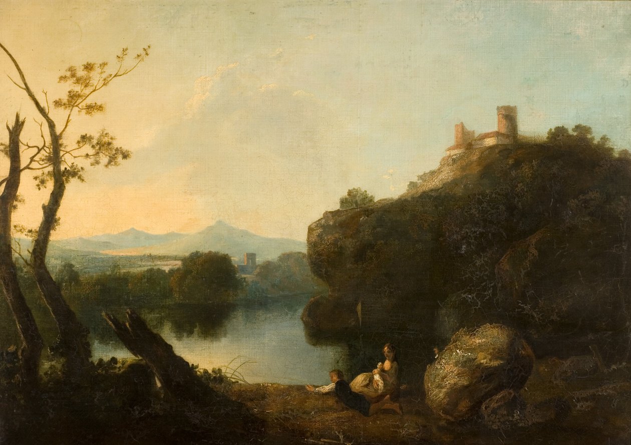 在Arno（布面油画） 作者 理查德·威尔逊