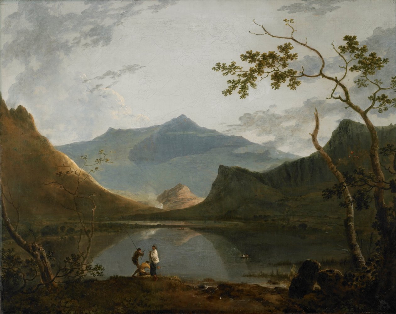 来自Llyn Nantlle的Snowdon 作者 理查德·威尔逊