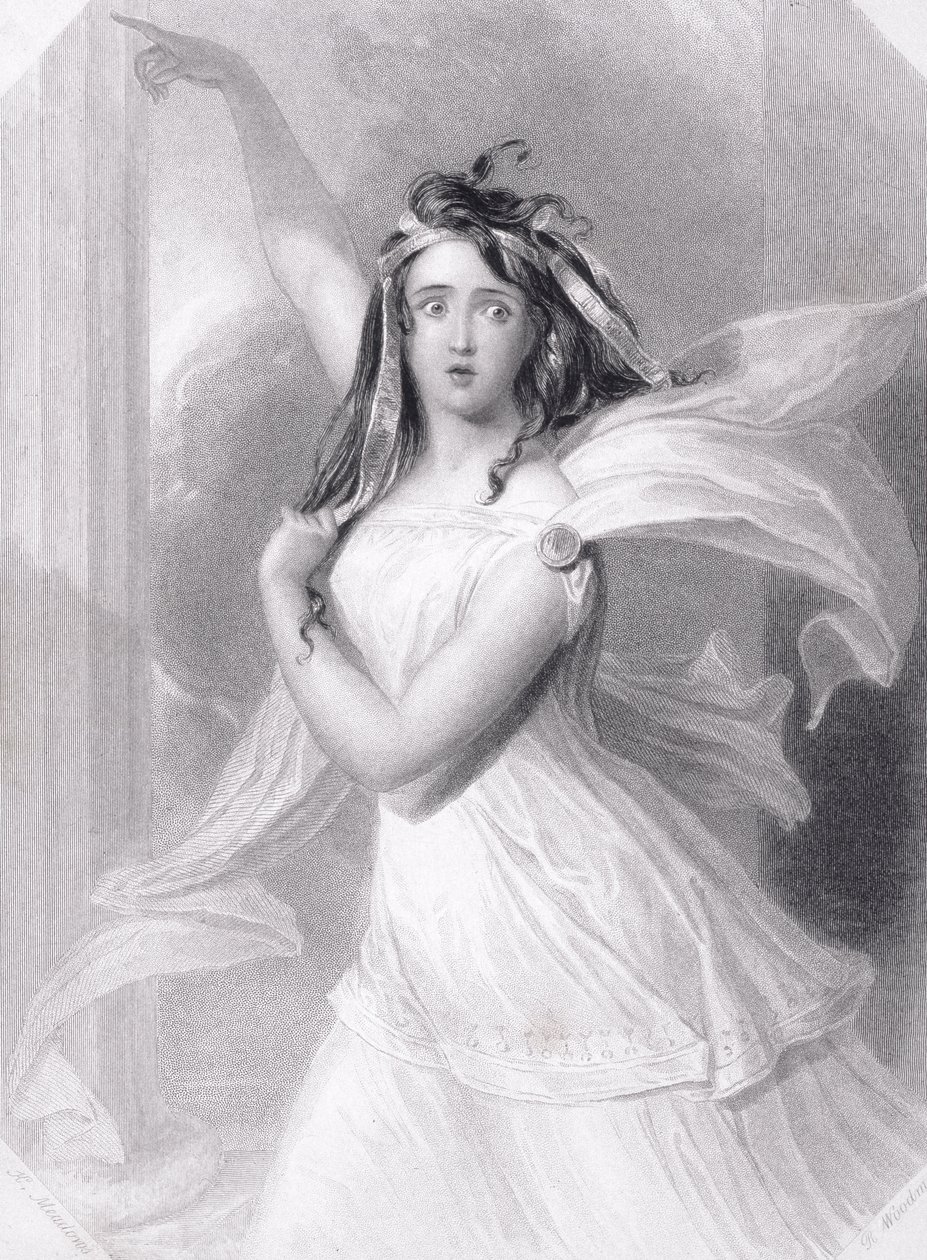 卡桑德拉，普里阿姆的女儿，1845年 作者 理查德·伍德曼
