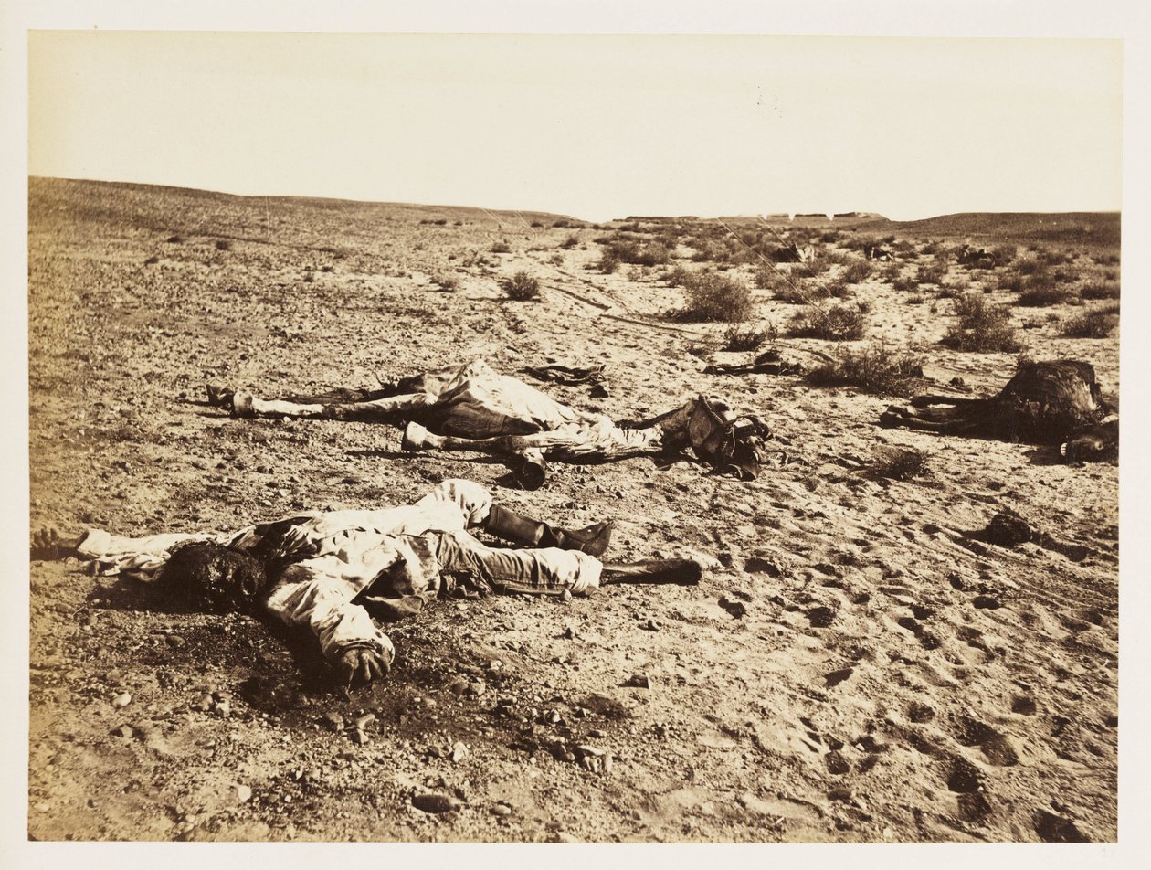 1882年12月6日，在埃及Tel-el-Kebir的死亡士兵 作者 理查德（后）爸爸