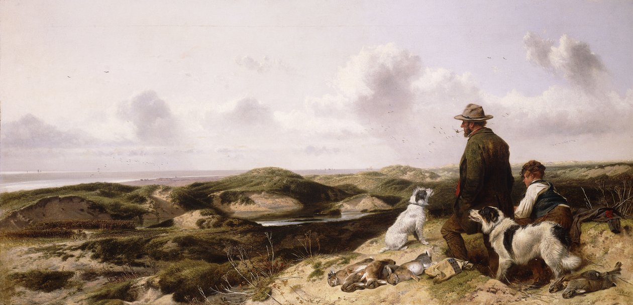 莱瑟姆·桑德希尔斯（Lytham Sandhills），1864年 作者 理查德·安斯德尔