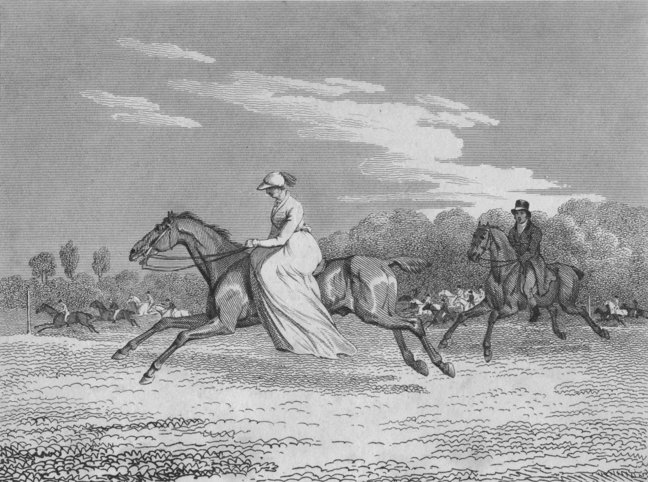 埃格姆赛车夫人（Egham Races），c1810 作者 理查德·巴雷特·戴维斯