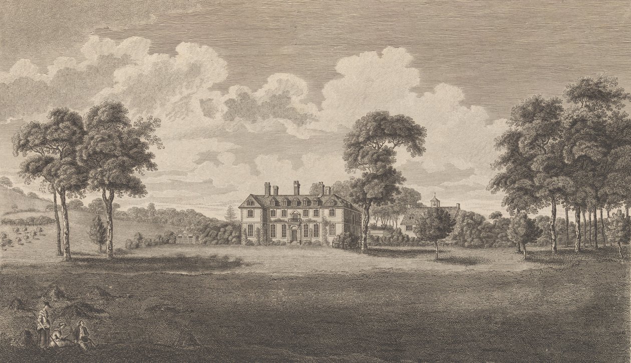 肯特郡的Yotes Place，来自Edward Hasted的《历史与...》，1790年。 作者 理查德·伯纳德·戈弗雷