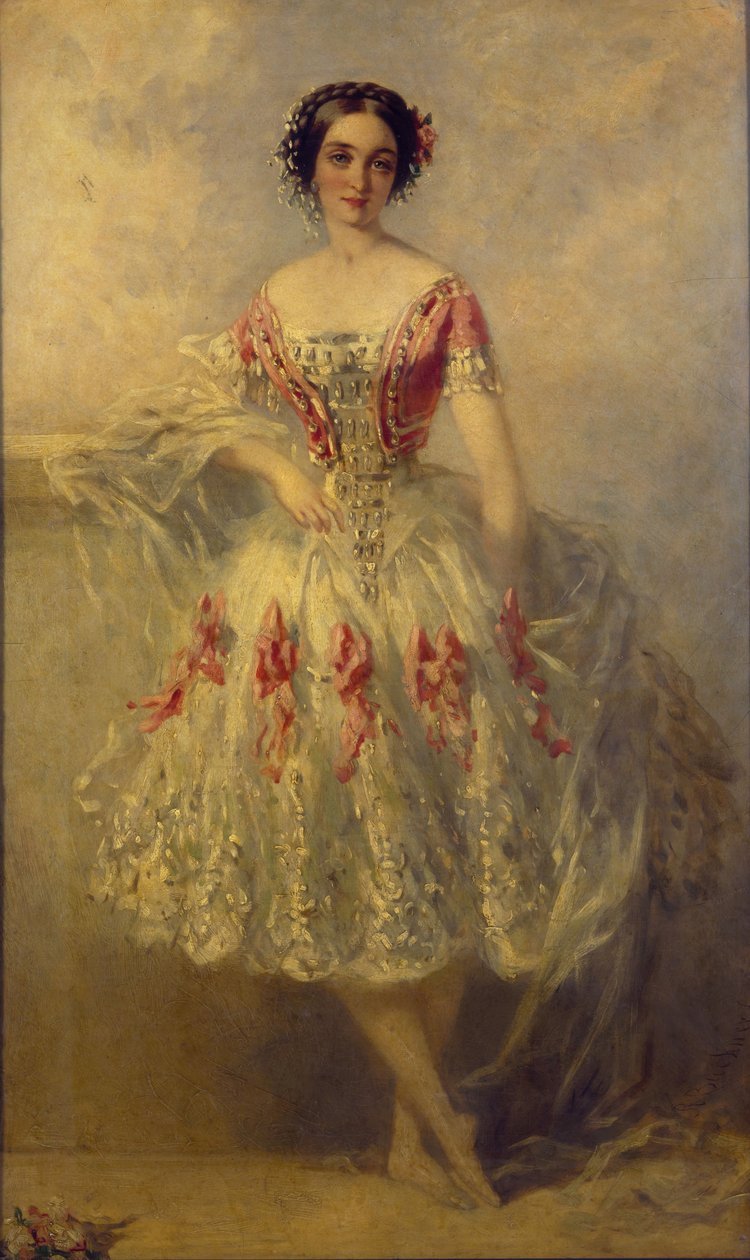 Marie-Adeline Plunkett的肖像，1854年。   作者 理查德·巴克纳
