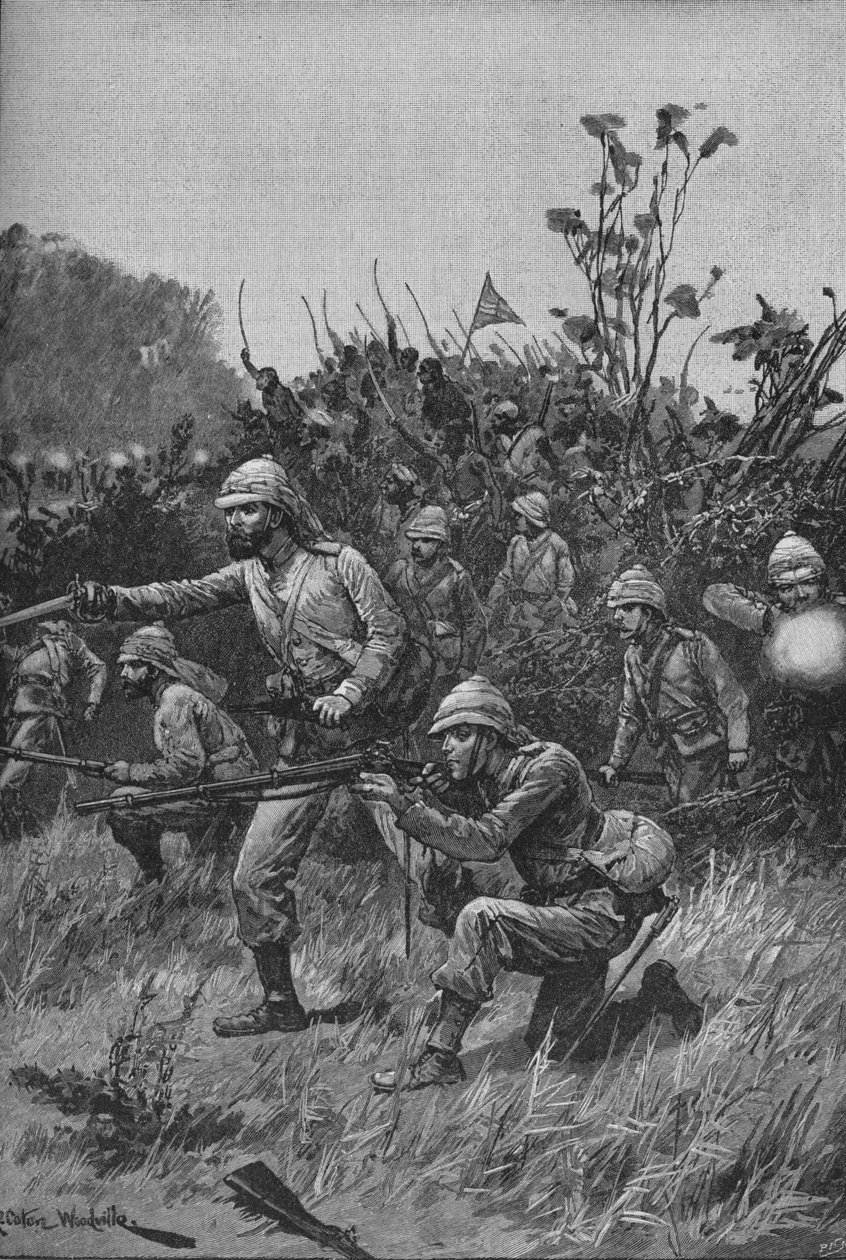 The Bonny Men带领前进，1902年 作者 理查德·卡顿二世·伍德维尔