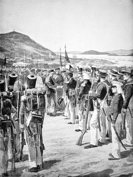 1841年香港被割让给英国人 作者 理查德·卡顿·伍德维尔