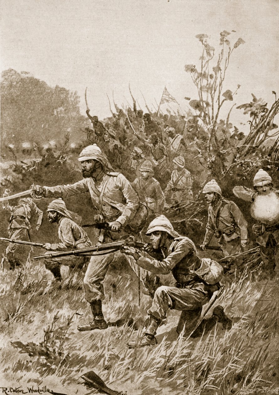 英国军队在阿散蒂运动中的进步，1873年 作者 理查德·卡顿·伍德维尔初级