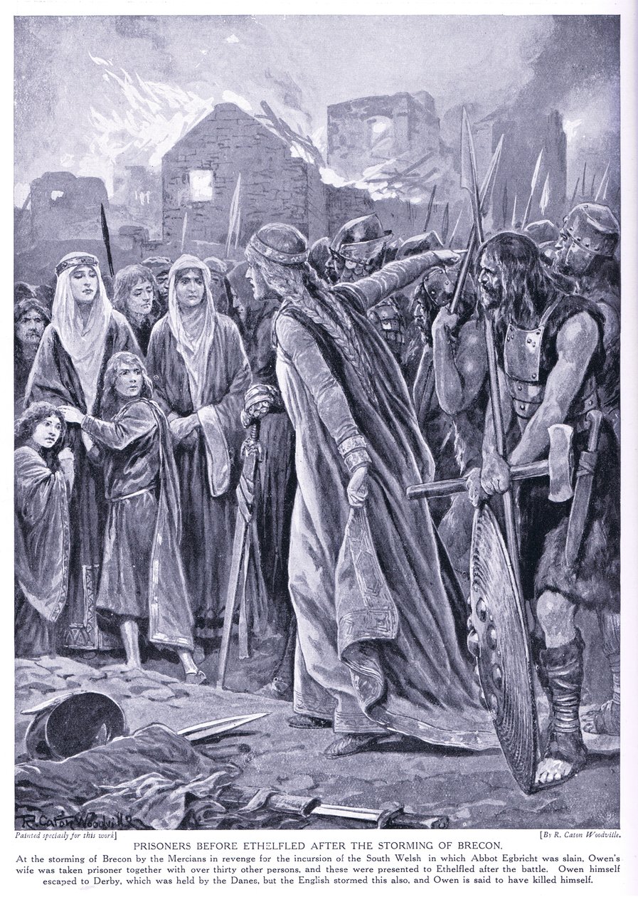 在1920年代的Queen Ethelred之前的囚犯 作者 理查德·卡顿·伍德维尔初级