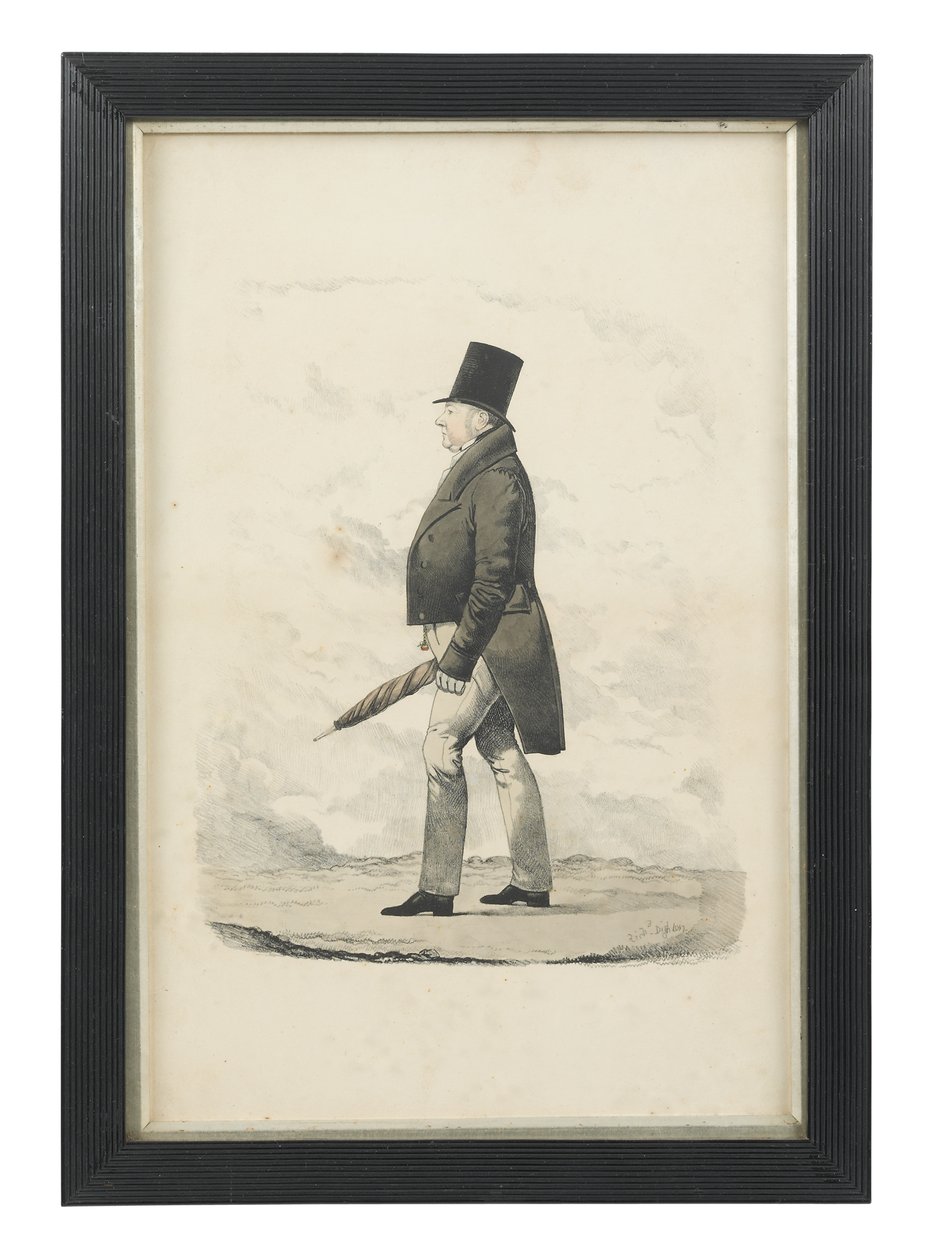 亨利·莱贡（Henry Lygon），第四任伯尚（W - C和纸本铅笔） 作者 理查德·邓顿