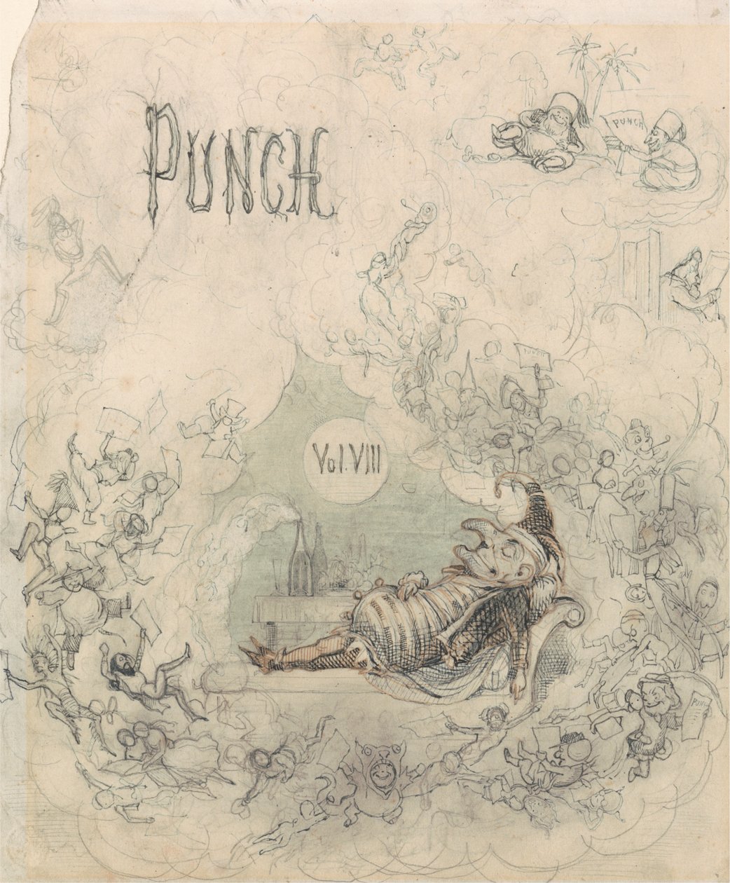 《Punch》卷的扉页。 八 作者 理查德·道尔