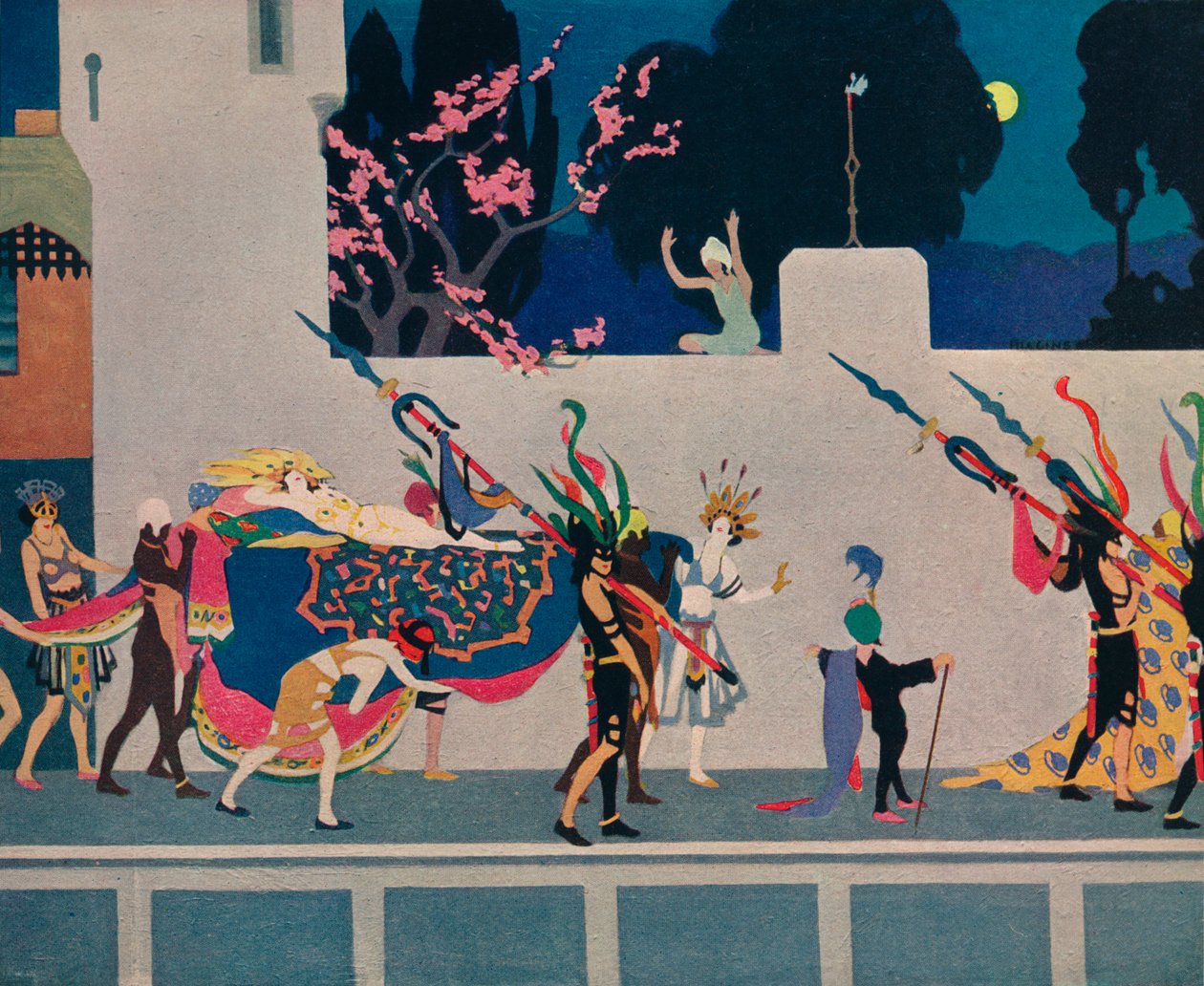 阿尔玛斯（Almas）看到公主，c1919，c1932 作者 理查德·希金斯