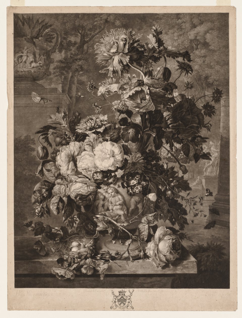 一朵花，1778年。 作者 理查德·厄洛姆（Richard Earlom）
