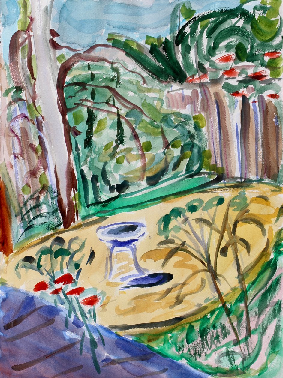 Birdbath, 2020 作者 理查德·福克斯