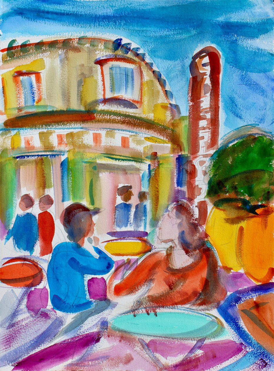Cafe in the Castro, San Francisco, 2018 作者 理查德·福克斯