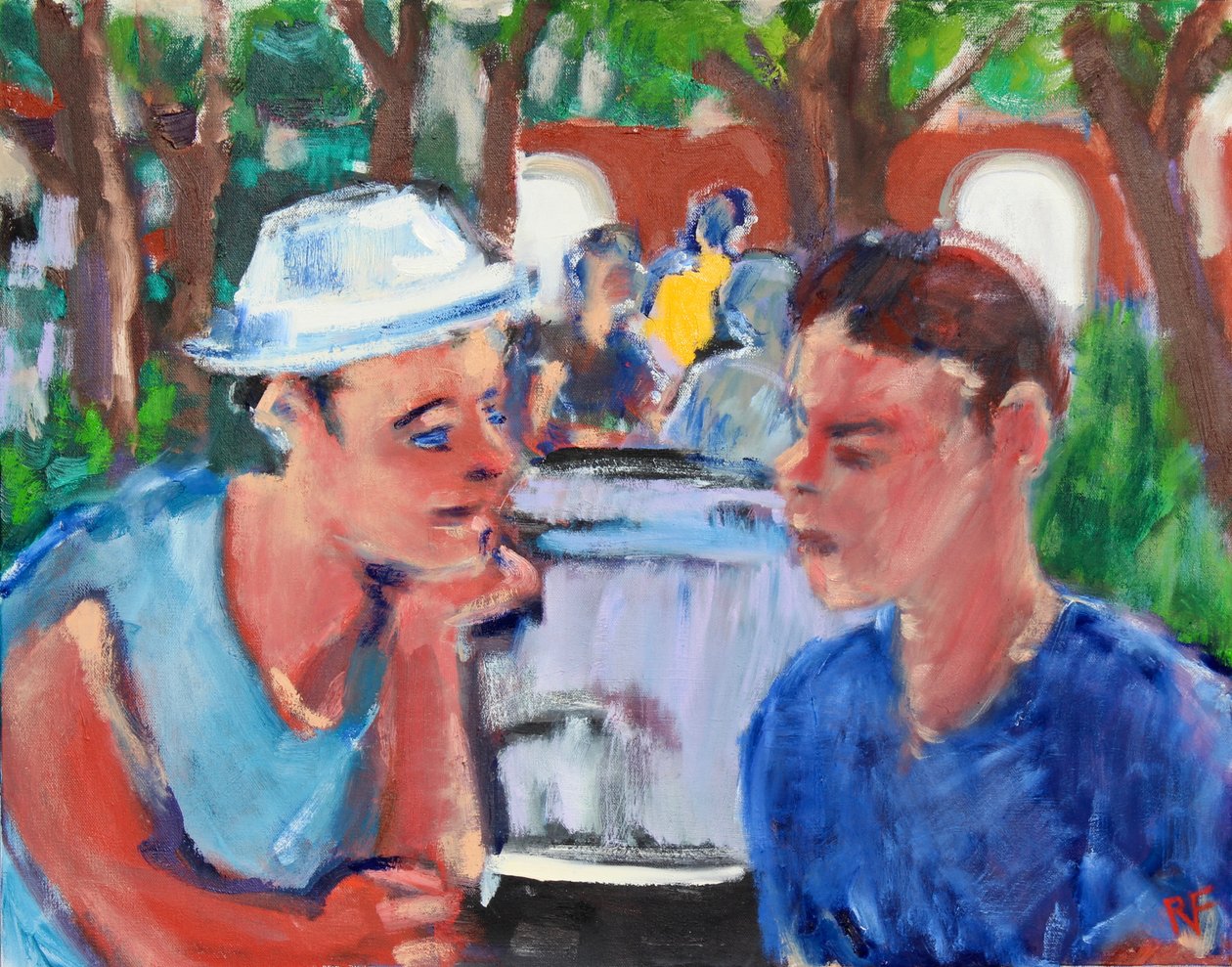 Conversation in the Park, 2019 作者 理查德·福克斯