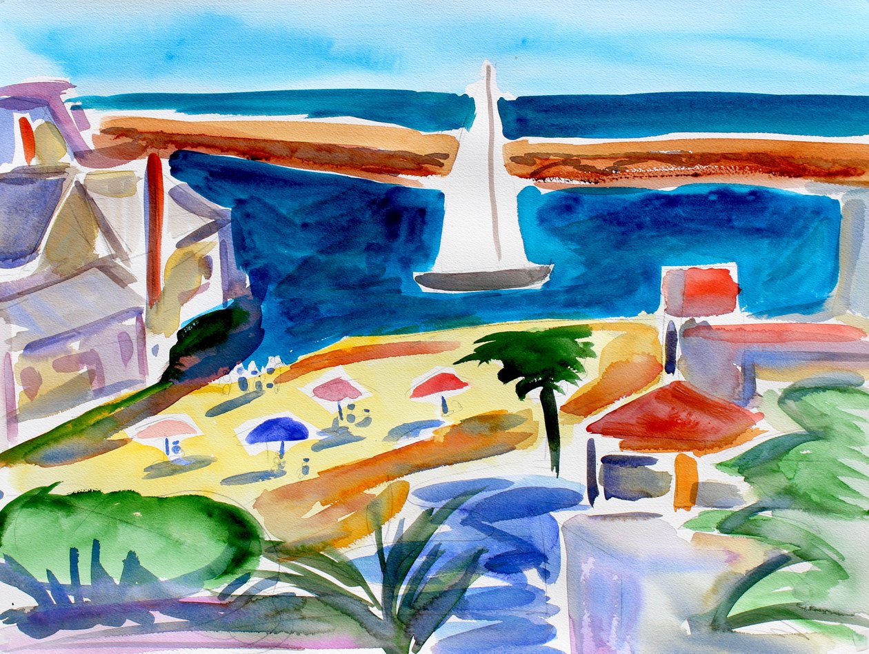 Corona del Mar, Newport Beach, 2018 作者 理查德·福克斯