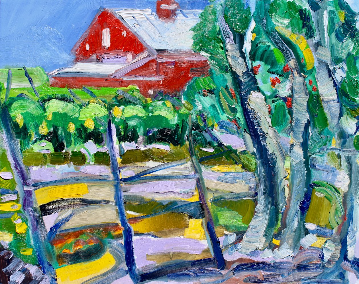 Eucalyptus and Vineyard, Napa, 2019 作者 理查德·福克斯